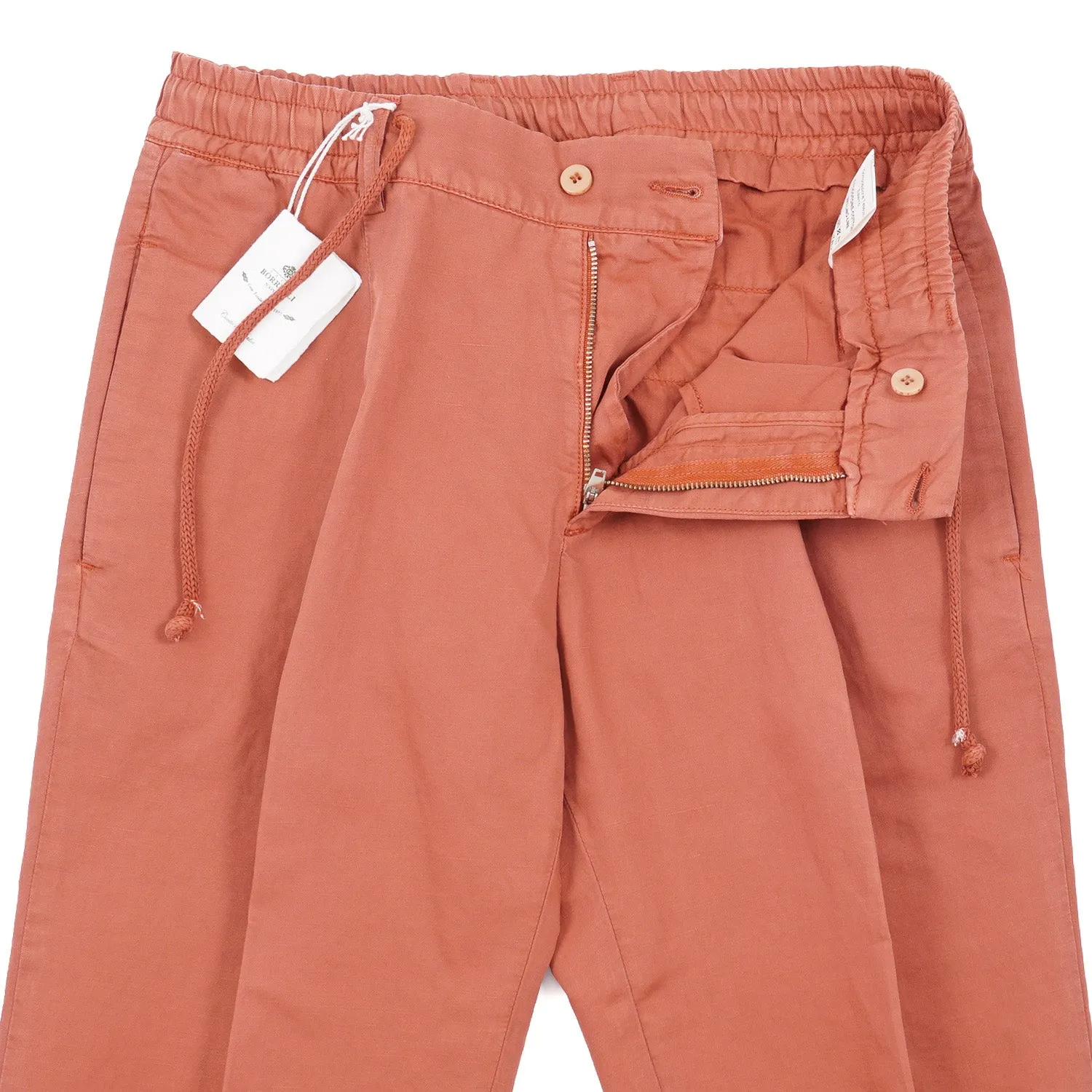 Luigi Borrelli Cotton-Linen Summer Pants